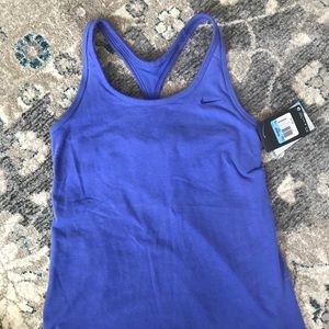 NWT purple/blue Nike tank with mesh back